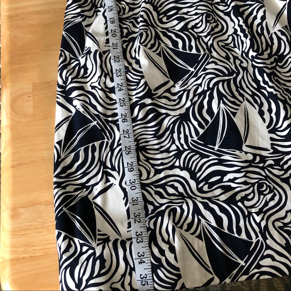 Vineyard Vines sailboat dress Navy/Wht - Picture 6 of 8